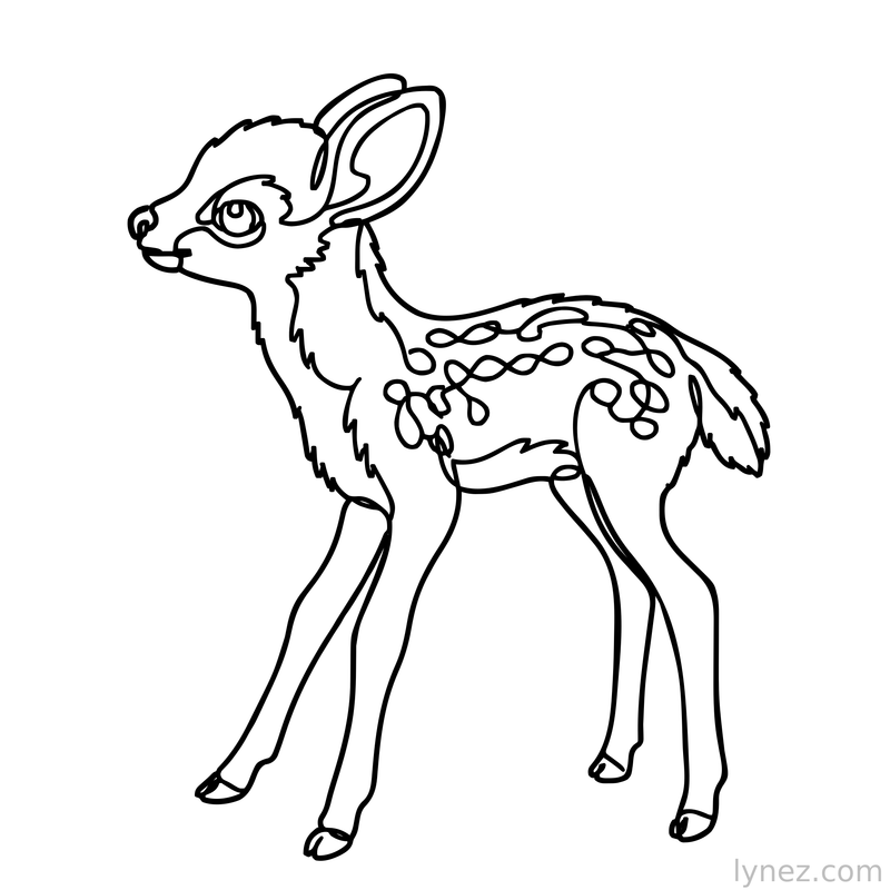 Bambi Custom Generated Single Line