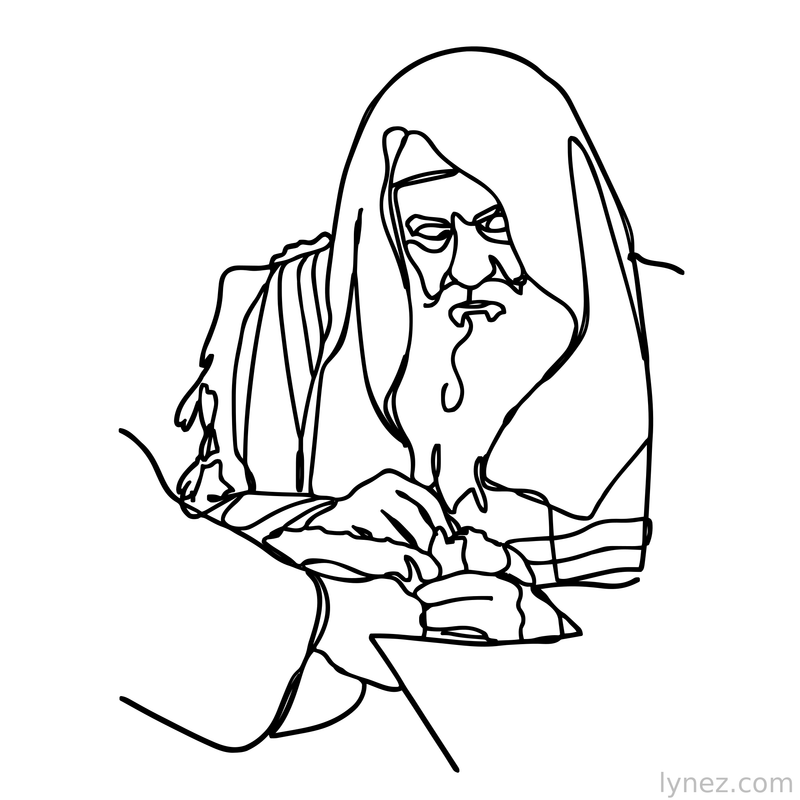 Before blessing - Single Line
