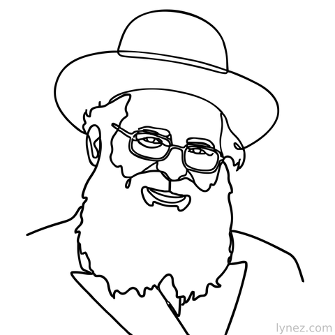 הרב אברג'יל אומנות קו Single Line